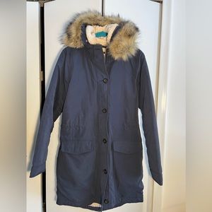 Abercrombie & Fitch Sherpa lined military parka